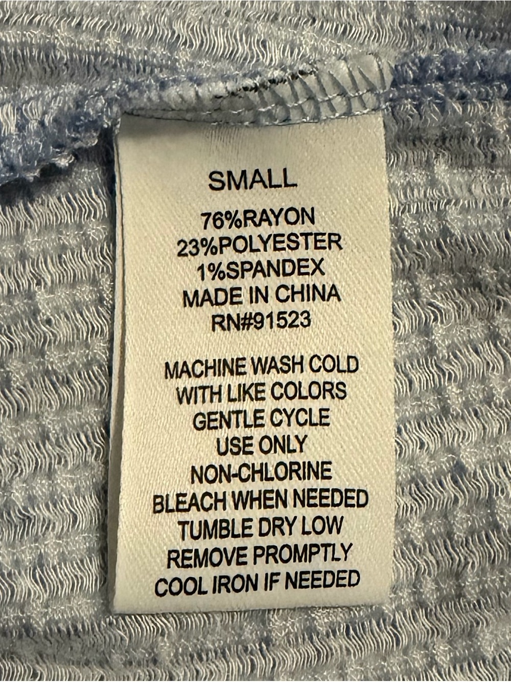 Light Blue/White Striped Lounge Shorts - Size Small - No Brand - Picture 6 of 6